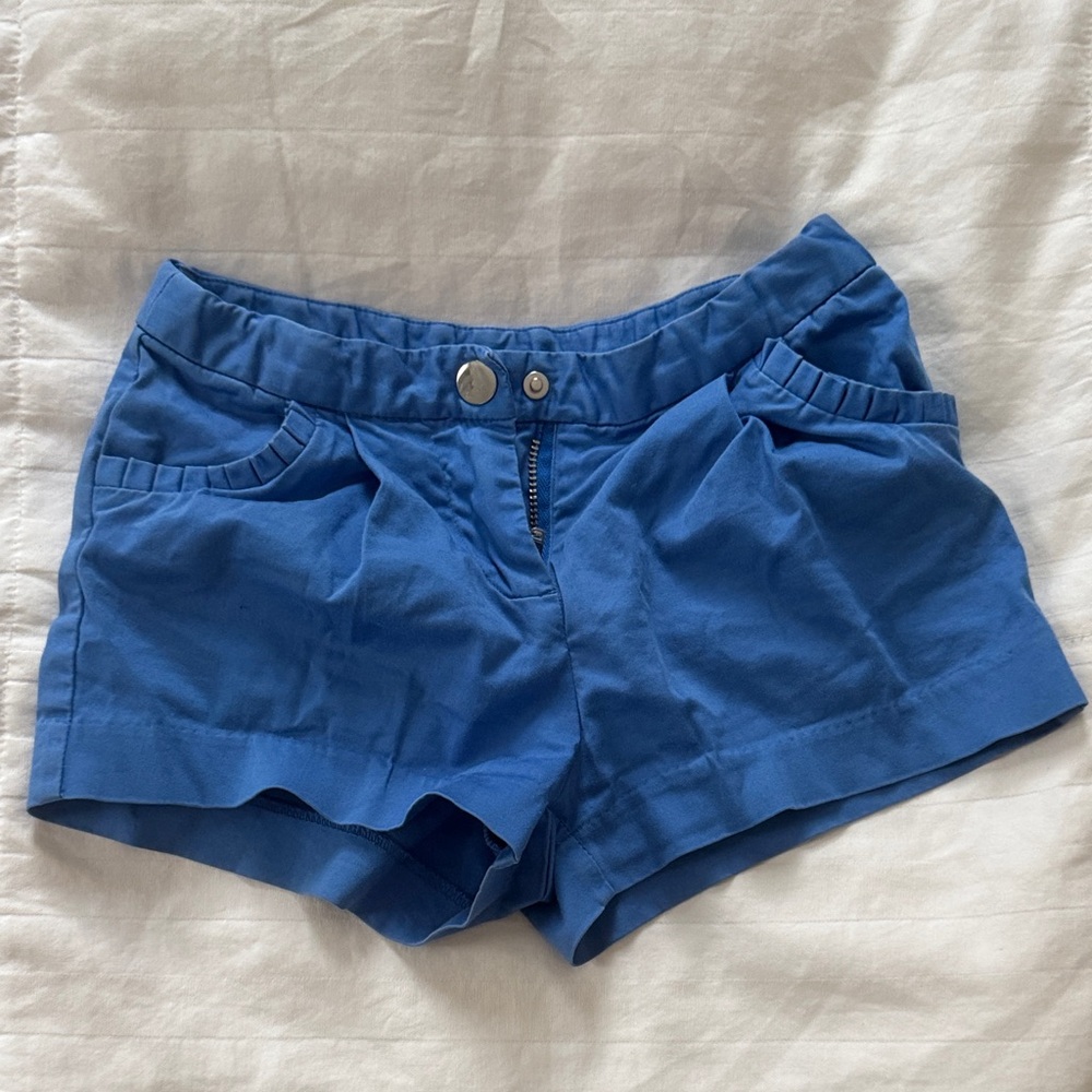 Jacadi High Waist Blue Women's Shorts